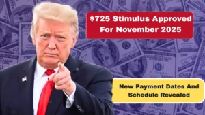 $725 Stimulus Approved For November 2025, New Payment Dates And Schedule Revealed
